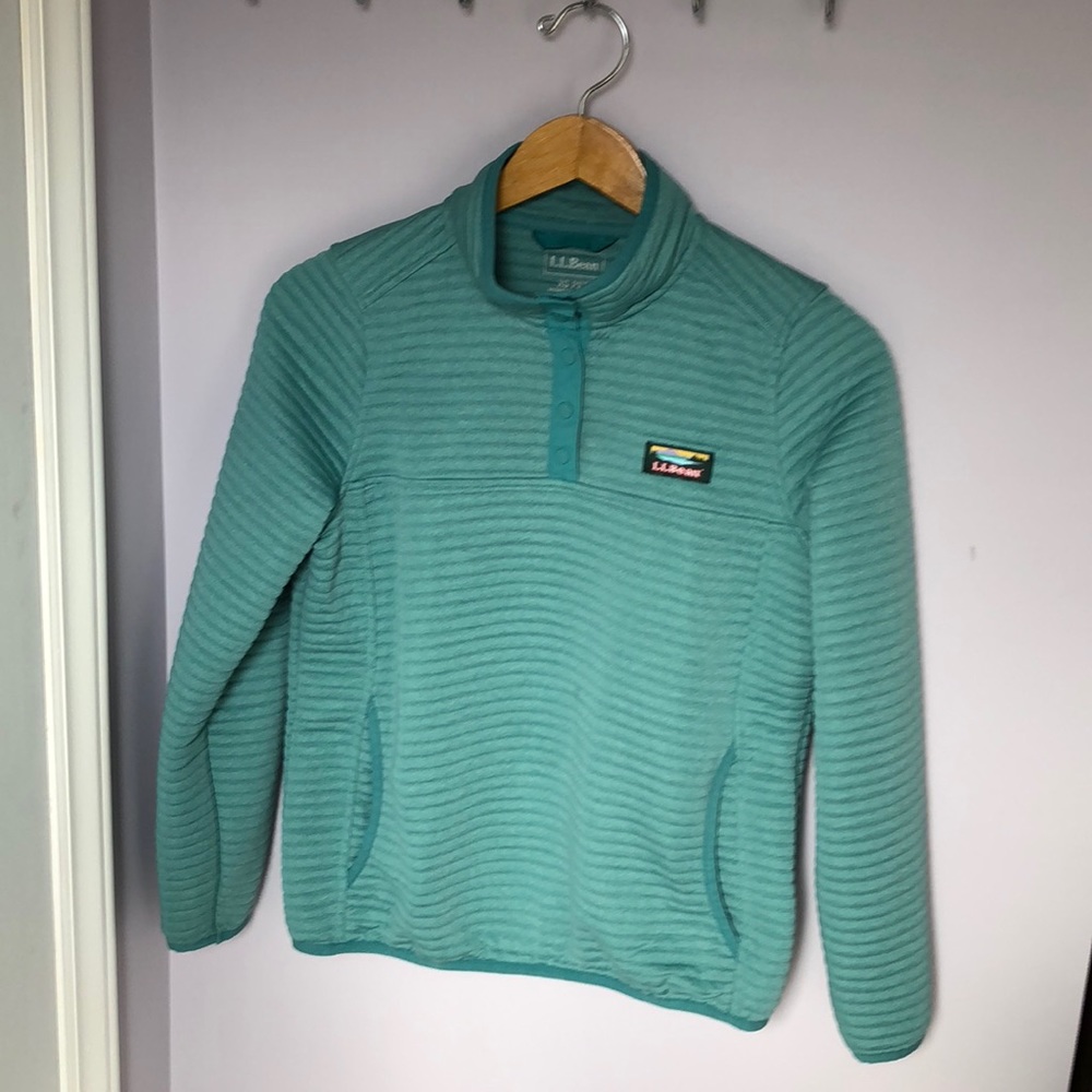 L.L. Bean quarter snap pullover.